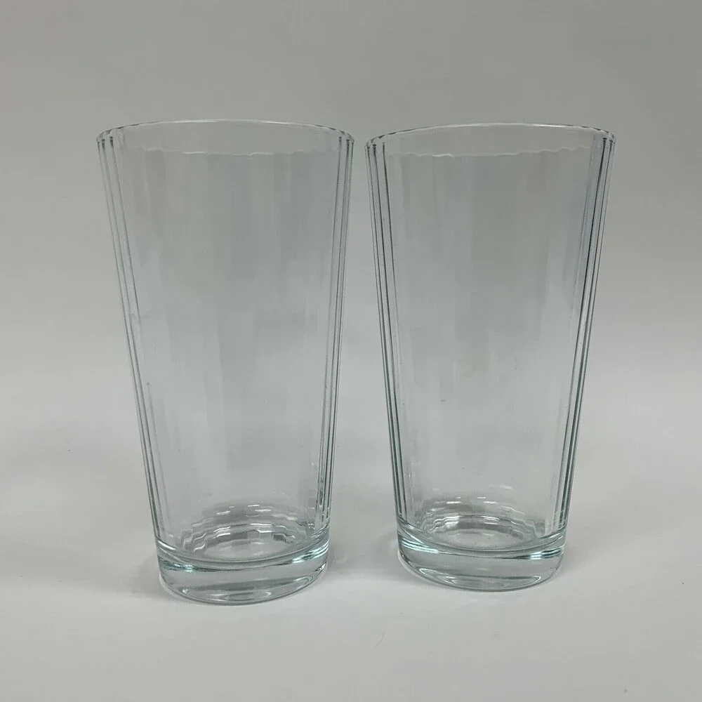 Highball Clear Glass Glasses‎ Panels 6 1/8